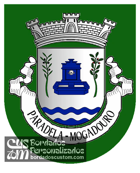 Emblema Bordado Freguesia de Paradela (Mogadouro, Bragança)