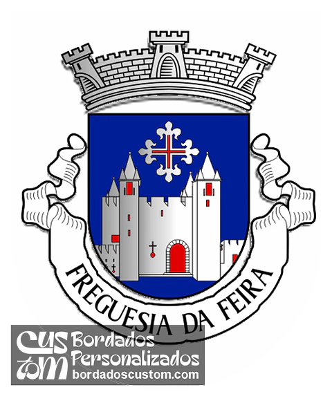 Emblema Bordado Antiga Freguesia de Feira (Santa Maria da Feira, Aveiro)