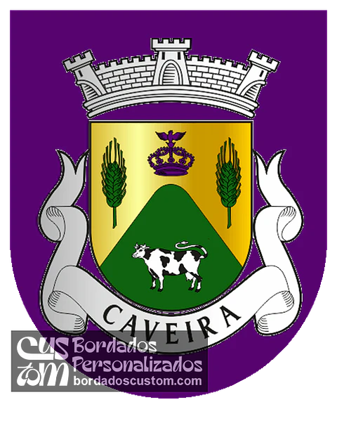 Emblema Bordado Freguesia de Caveira (Santa Cruz das Flores, Açores)