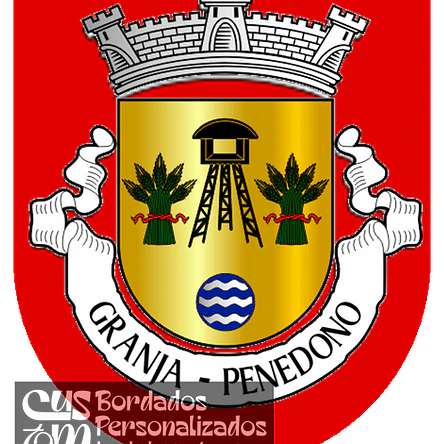 Emblema Bordado Antiga Freguesia de Granja (Penedono, Viseu) 1