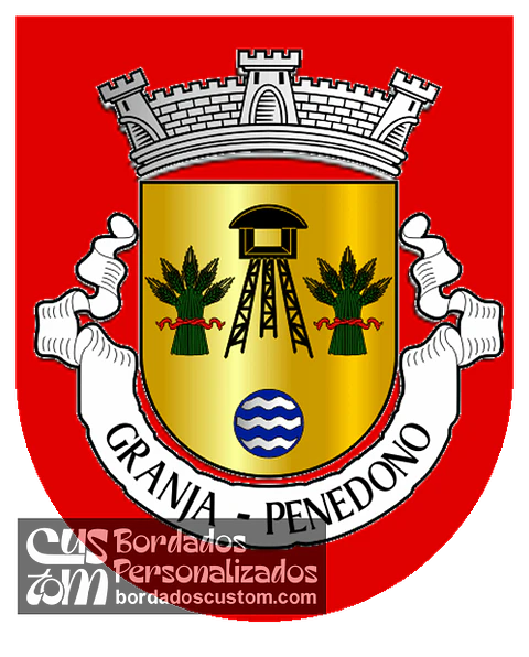 Emblema Bordado Antiga Freguesia de Granja (Penedono, Viseu)