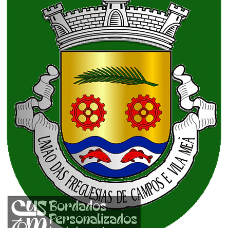 Emblema Bordado Freguesia de Campos e Vila Meã (Vila Nova de Cerveira, Viana do Castelo) 1