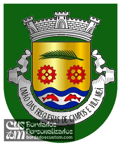 Emblema Bordado Freguesia de Campos e Vila Meã (Vila Nova de Cerveira, Viana do Castelo)