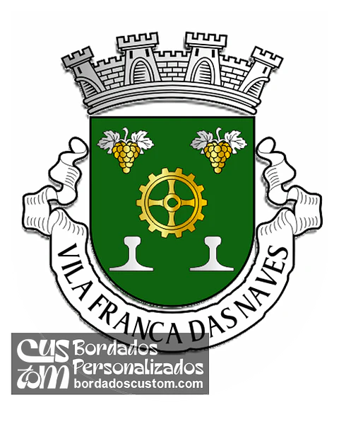 Emblema Bordado Antiga Freguesia de Vila Franca das Naves (Trancoso, Guarda)