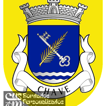 Emblema Bordado Freguesia de Chave (Arouca, Aveiro) 1