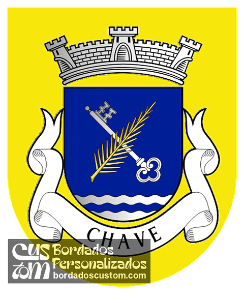 Emblema Bordado Freguesia de Chave (Arouca, Aveiro)