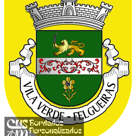 Emblema Bordado Antiga Freguesia de Vila Verde (Felgueiras, Porto) 1