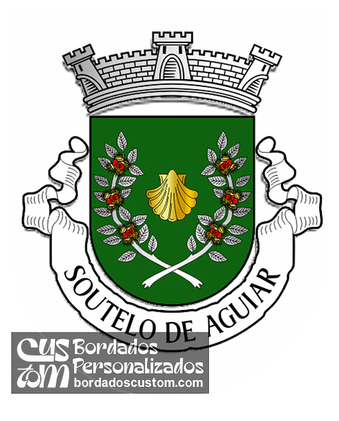 Emblema Bordado Freguesia de Soutelo de Aguiar (Vila Pouca de Aguiar, Vila Real)