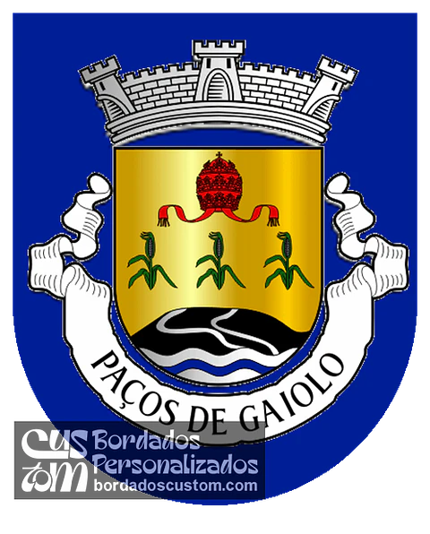 Emblema Bordado Antiga Freguesia de Paços de Gaiolo (Marco de Canaveses, Porto)