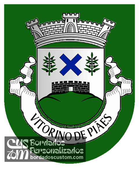 Emblema Bordado Antiga Freguesia de Vitorino de Piães (Ponte de Lima, Viana do Castelo)