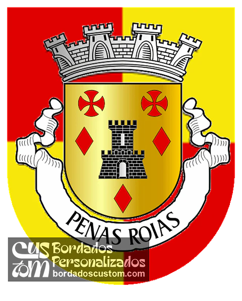 Emblema Bordado Freguesia de Penas Roias (Mogadouro, Bragança)