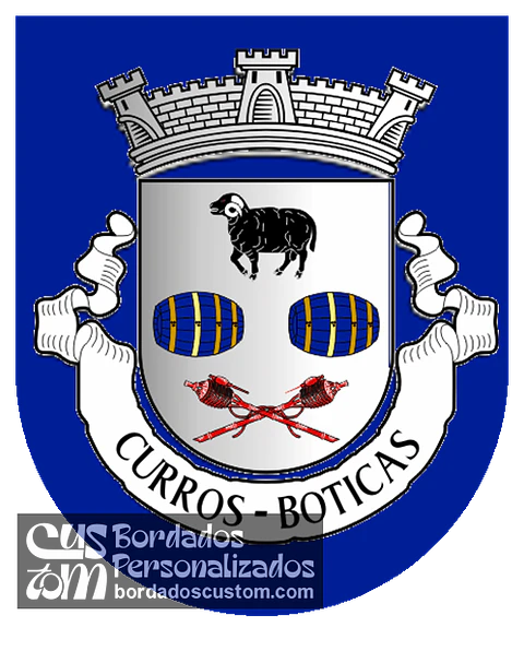 Emblema Bordado Antiga Freguesia de Curros (Boticas, Vila Real)