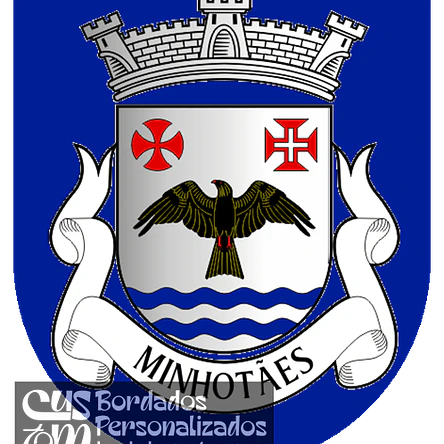 Emblema Bordado Antiga Freguesia de Minhotães (Barcelos, Braga) 1
