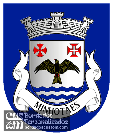 Emblema Bordado Antiga Freguesia de Minhotães (Barcelos, Braga)
