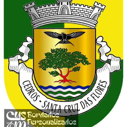 Emblema Bordado Freguesia de Cedros (Santa Cruz das Flores, Açores) 1