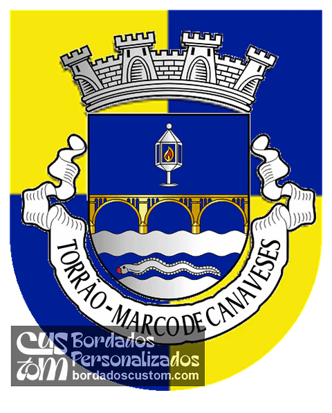 Emblema Bordado Antiga Freguesia de Torrão (Marco de Canaveses, Porto)