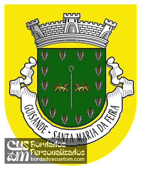 Emblema Bordado Antiga Freguesia de Guisande (Santa Maria da Feira, Aveiro)