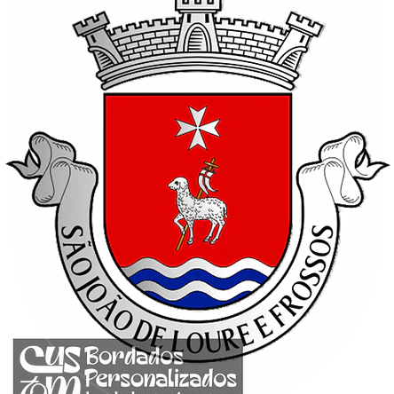 Emblema Bordado Freguesia de São João de Loure e Frossos (Albergaria-a-Velha, Aveiro) 1