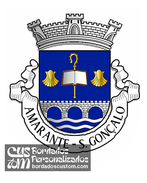 Emblema Bordado Antiga Freguesia de Amarante (São Gonçalo) (Amarante, Porto)