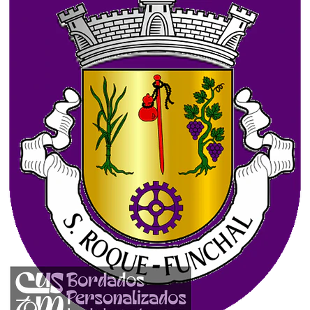 Emblema Bordado Freguesia de São Roque (Funchal, Madeira) 1