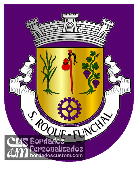 Emblema Bordado Freguesia de São Roque (Funchal, Madeira)
