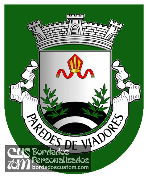 Emblema Bordado Antiga Freguesia de Paredes de Viadores (Marco de Canaveses, Porto)