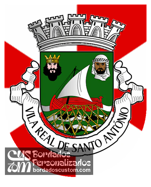 Emblema Bordado Município de Vila Real de Santo António (Faro)