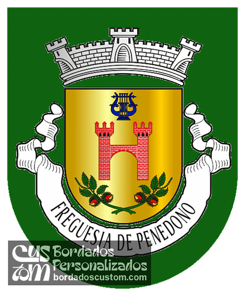 Emblema Bordado Antiga Freguesia de Penedono (Penedono, Viseu)