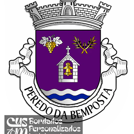 Emblema Bordado Freguesia de Peredo da Bemposta (Mogadouro, Bragança) 1