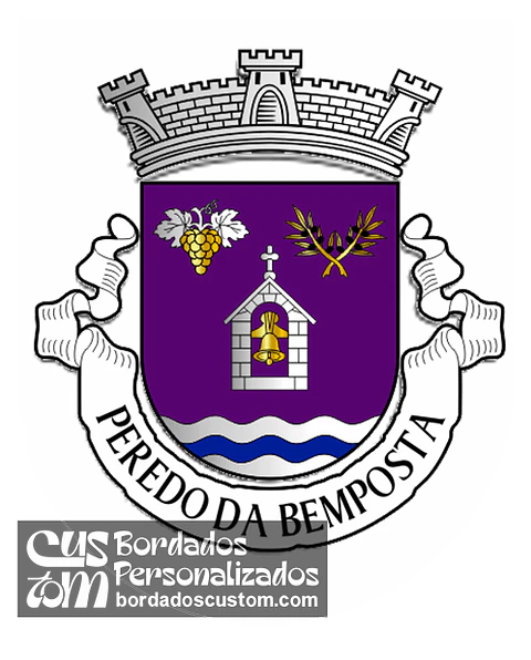 Emblema Bordado Freguesia de Peredo da Bemposta (Mogadouro, Bragança)