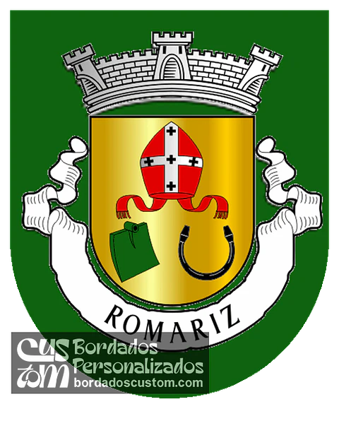 Emblema Bordado Freguesia de Romariz (Santa Maria da FFeira, Aveiro)
