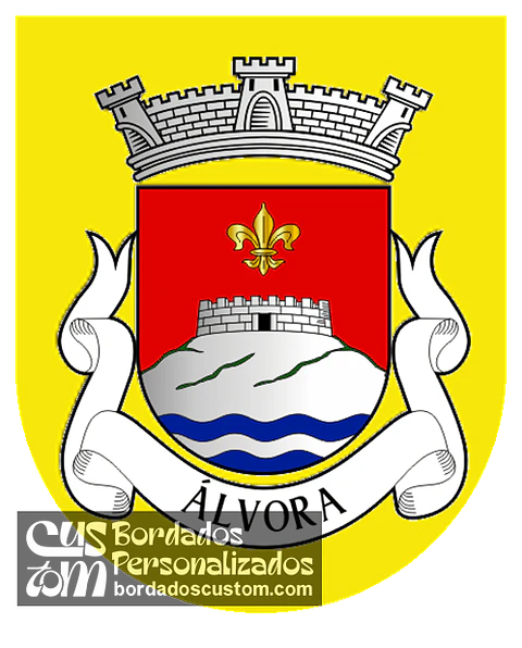 Emblema Bordado Antiga Freguesia de Álvora (Arcos de Valdevez, Viana do Castelo)