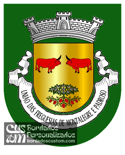 Emblema Bordado Freguesia de Montalegre e Padroso (Montalegre, Vila Real)