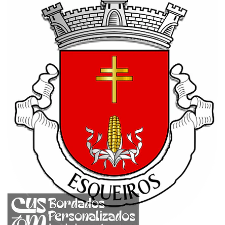 Emblema Bordado Antiga Freguesia de Esqueiros (Vila Verde, Braga) 1