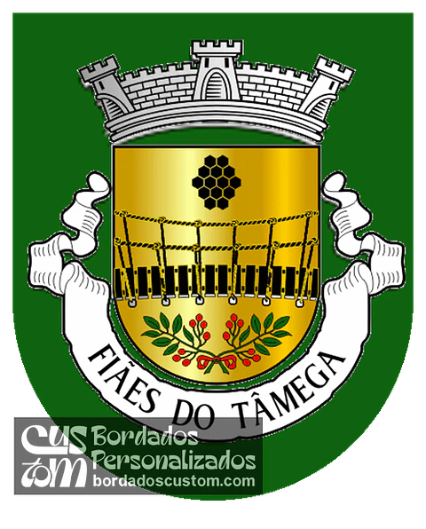 Emblema Bordado Antiga Freguesia de Fiães do Tâmega (Boticas, Vila Real)