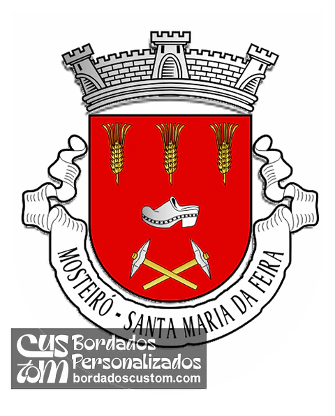 Emblema Bordado Antiga Freguesia de Mosteiró (Santa Maria da Feira, Aveiro)