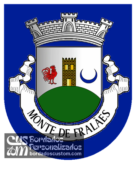 Emblema Bordado Antiga Freguesia de Monte de Fralães (Barcelos, Braga)