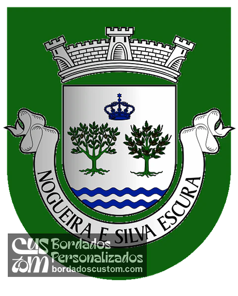 Emblema Bordado Freguesia de Nogueira e Silva Escura (Maia, Porto)