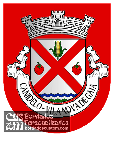 Emblema Bordado Freguesia de Canidelo (Vila Nova de Gaia, Porto)