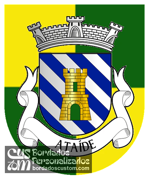 Emblema Bordado Antiga Freguesia de Ataíde (Amarante, Porto)