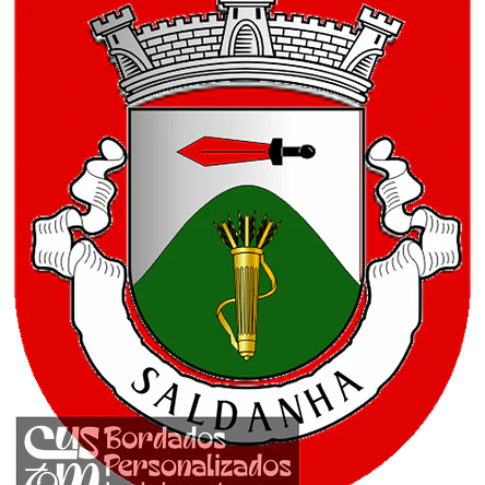 Emblema Bordado Freguesia de Saldanha (Mogadouro, Bragança) 1