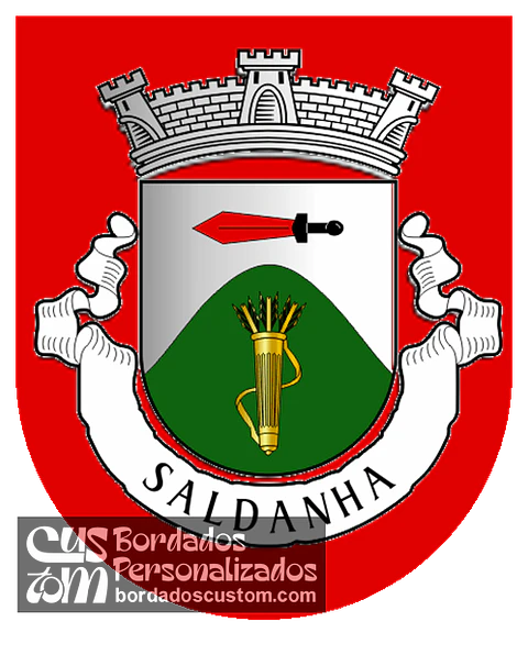 Emblema Bordado Freguesia de Saldanha (Mogadouro, Bragança)