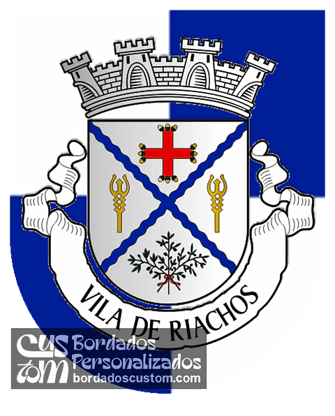 Emblema Bordado Freguesia de Riachos (Torres Novas, Santarém)
