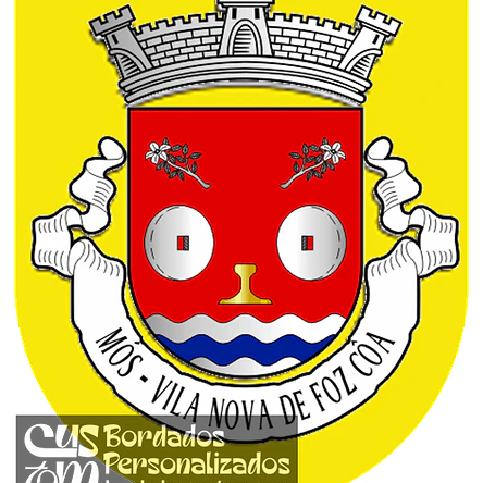 Emblema Bordado Antiga Freguesia de Mós (Vila Nova de Foz Côa, Guarda) 1