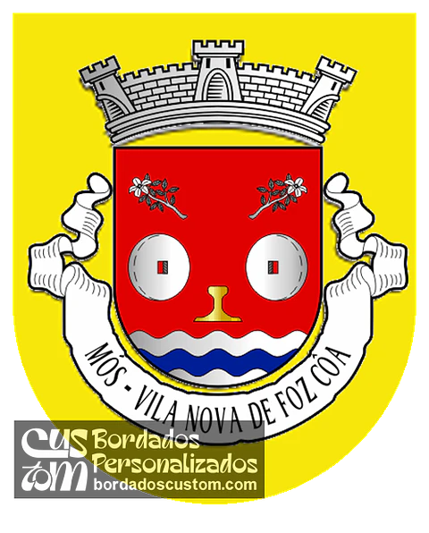 Emblema Bordado Antiga Freguesia de Mós (Vila Nova de Foz Côa, Guarda)