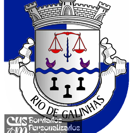Emblema Bordado Antiga Freguesia de Rio de Galinhas (Marco de Canaveses, Porto) 1