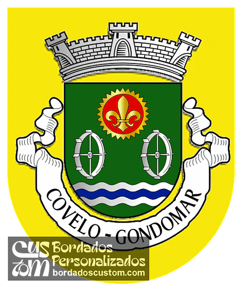 Emblema Bordado Antiga Freguesia de Covelo (Gondomar, Porto)