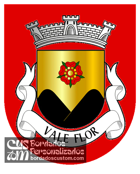 Emblema Bordado Antiga Freguesia de Vale Flor (Mêda, Guarda)