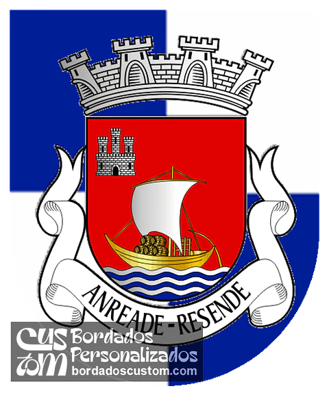 Emblema Bordado Antiga Freguesia de Anreade (Resende, Viseu)