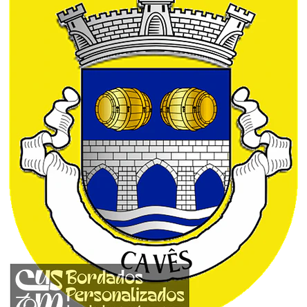 Emblema Bordado Freguesia de Cavez (Cabeceiras de Basto, Braga) 1